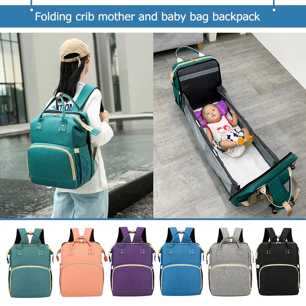 Hybrid Stroller-Ready Diaper Backpack