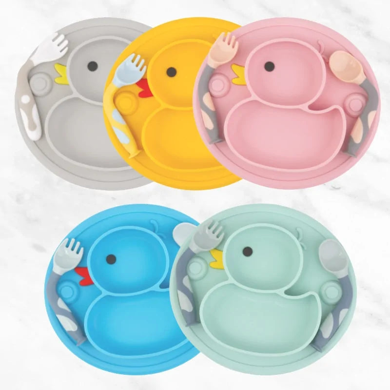 Duckling Delight Silicone Plate