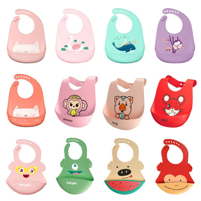 FunTime Silicone Baby Bibs