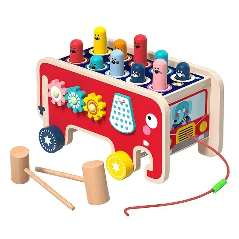 Kids Wooden Hammer Playset