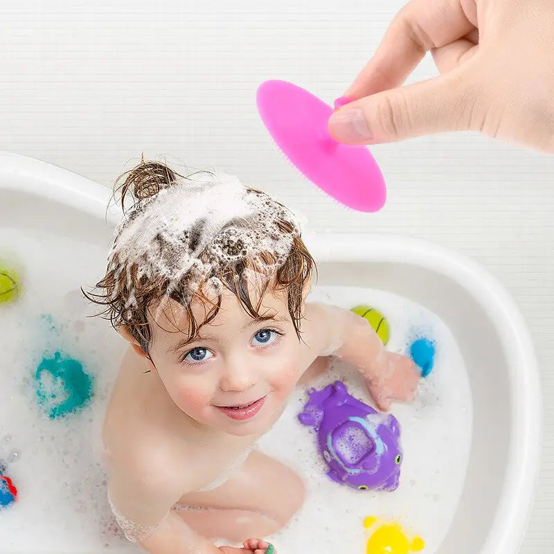 Gentle Silicone Baby Bath Brush