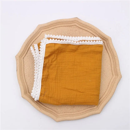 Organic Cotton Tassel Baby Throws